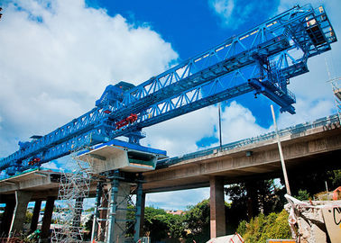 500T Beam Launcher Crane Bridge Construction Crane 30-55m تمتد 50m أقصى ارتفاع للرفع