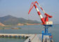 30 Ton Harbour Portal Crane / Mobile Slewing Portal Jib Crane لأحواض بناء السفن