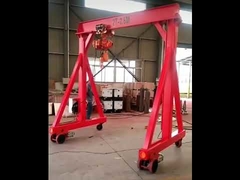 5t Lifting Warehouse Manual Portable Gantry Crane Remote Control