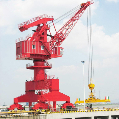 Mobile Harbour Electric Portal Cranes حوض بناء السفن 25m / Min 35m