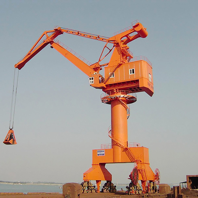 رافعة بوابة تحميل أحادي Jib Harbour 380V Cabin Control 10m