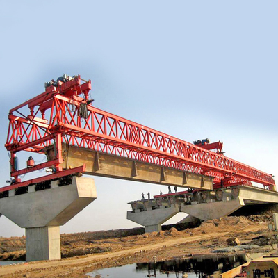 200ton Segmental Bridge Launching Machine Double Truss Highway Girder. آلة إطلاق الجسر المقطعي 200ton